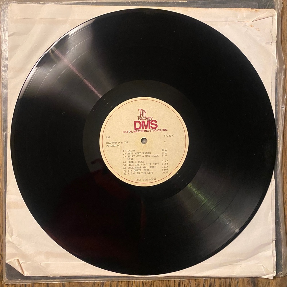 DIAMOND D & THE PSYCHOTIC Neurotics Stunt Blunts & Hip Hop Vinyl Acetate  Used - Picture 4 of 13